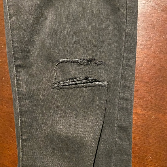 Womens Jegging Jeans American Eagle Denim Size 2 Black - Picture 3 of 9